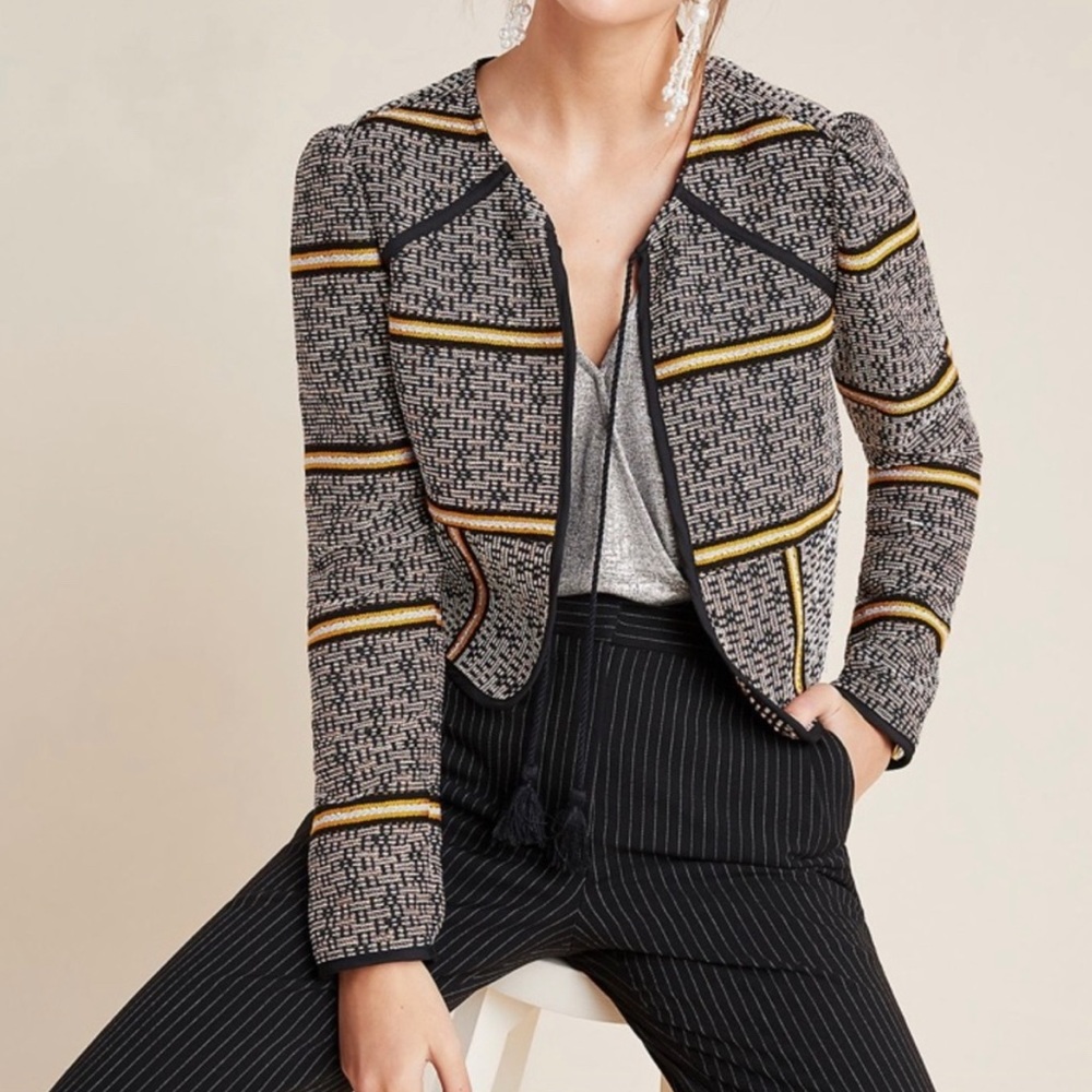 Anthropologie Dolan Left Coast Macie Striped Jacket